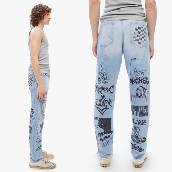 NWT MOTHER The Chaser Jeans in Bloodshot Eyes Wash Men’s Size:29 - Picture 3 of 17